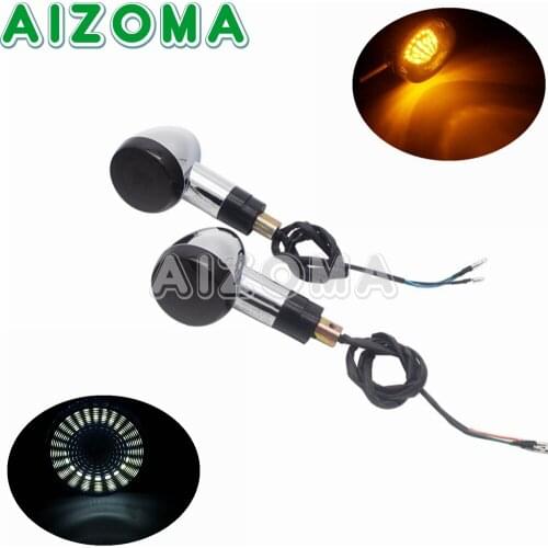 Motorcycle LED Front Turn Signal Light 12V E-mark E4 Running Blinker Indicator Lamp For SUZUKI Boulevard M109R VRZ1800 2006-2013