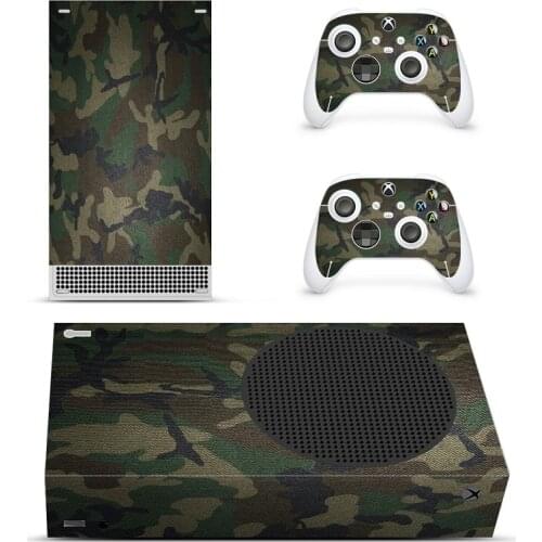 Sticker For Xbox Series S Gamepad joysticks Camouflage Skin Decal Cover for For Xbox Series S Console and 2 Controllers