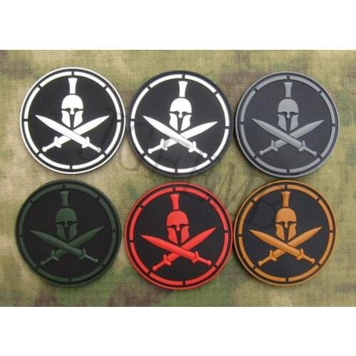 DEVGRU NSWDG U.S. NAVY Seal Team Spartans Tactics Morale 3D PVC patch Black Red Green Grey Tan Luminous
