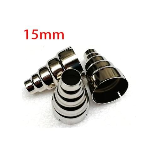 NOVFIX New Metallic Iron Round 15mm Tuyeres Nozzle For 33mm Hot Air Guns Handheld Hot Air Gun
