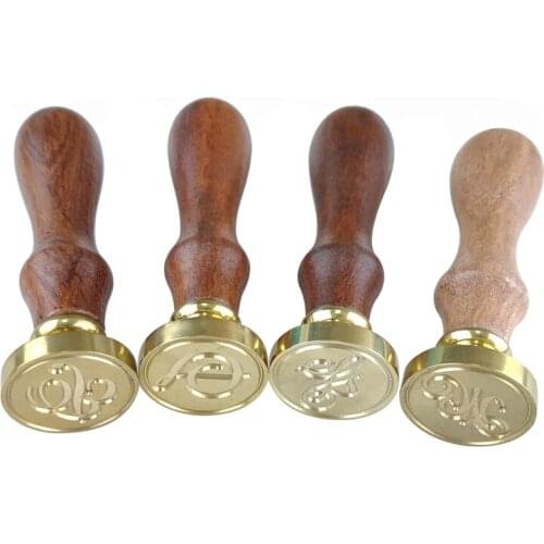 Wholesale metal letter stamp wax seal A-Z 26 letters per lot