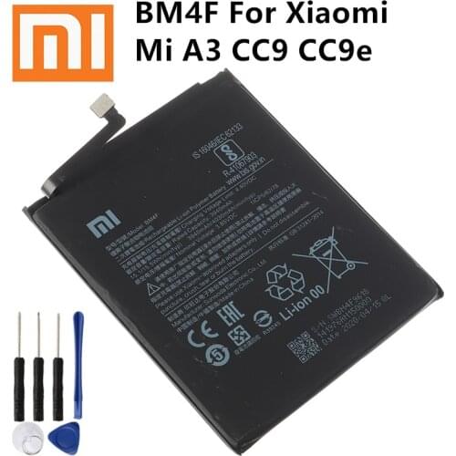 Original Xiao Mi CC9e CC9 CC9 E Battery BM4F 4030mAh High Quality Replacment Phone Battery