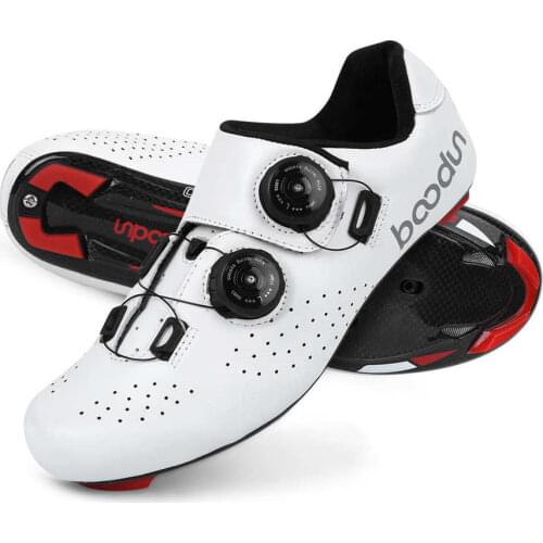 BOODUN Professional Athletic Bicycle Shoes MTB Cycling Shoes Breathable Self-Locking Road Bike Cycling Shoes Cycling Sneakers