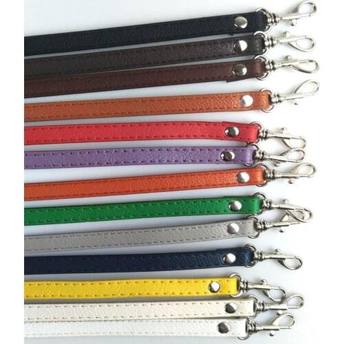 120cm Bag Belt Accessories PU Leather Bag Good Quality Solid Color Shoulder Strap Luxury Adjustable Shoulder Bag Belt Wholesale