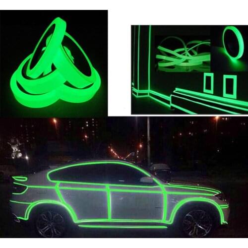 1pc 3m Luminous Fluorescent Night Self-adhesive Glow In The Dark Sticker Tape Safety Security Warning Tape For Party Decoration