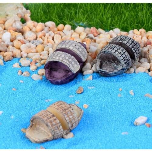 1pc Fishing Boat Sailing Miniature figurine decorative fairy garden statue Home Desktop Gift Moss ornament resin craft TNB084