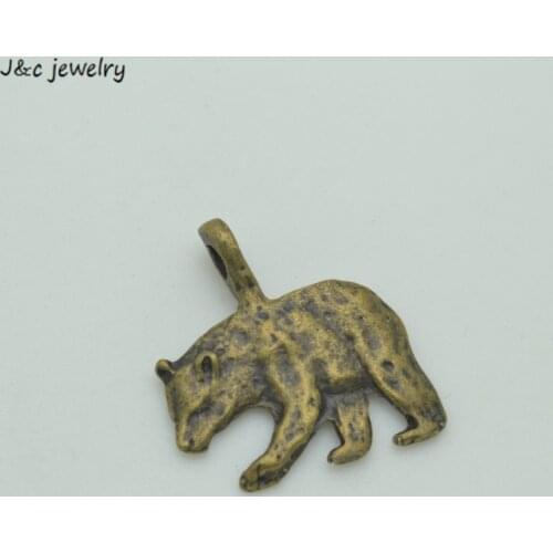 10 pcs Metal Charms Antique bronze Plated Vintage alloy Pendant Bear Jewelry Findings fit Handcraft fashion 34114D
