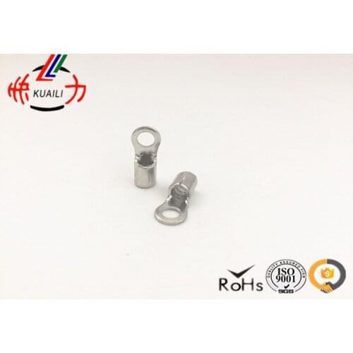 100PCS NON-INSULATED RING TERMINALS RNB 3.5-4