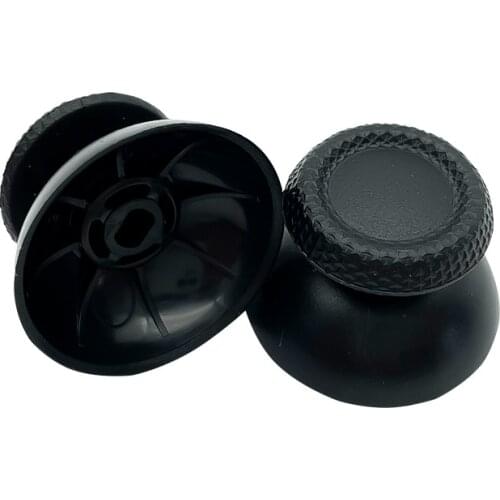 2/4Pcs Plastic Black Analog Thumbstick Thumb Stick Replace For PlayStation 5 PS5 Controller High Quality Thumbstick Cap