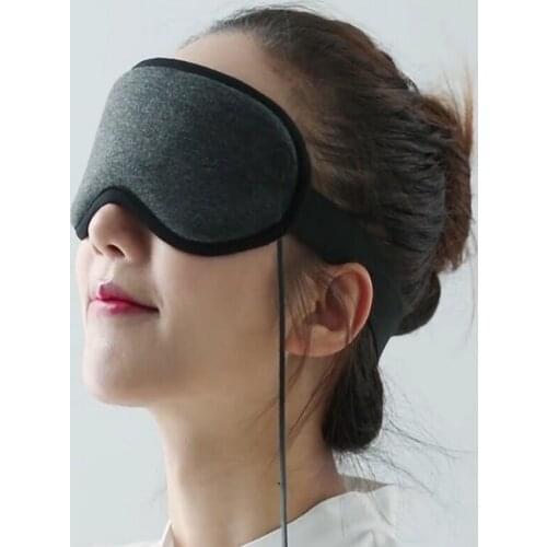 USB Graphene Heating Steam 3D Eyeshade Sleep Travel Cotton Eye Mask Anti Dark Circle Eye Patch Dry Eye Massager Fatigue Relief