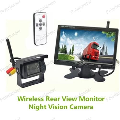 7 Inch TFT LCD Display Screen Rear View Monitor for bus truck with night vision camera