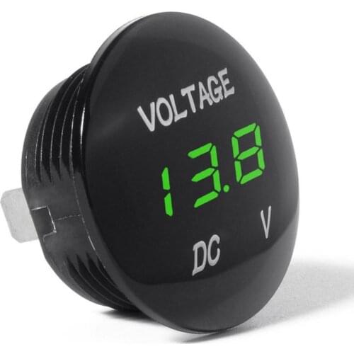 85% Hot Sales!! DC 12V-24V Car Motorcycle LED Panel Digital Voltage Meter Display Voltmeter