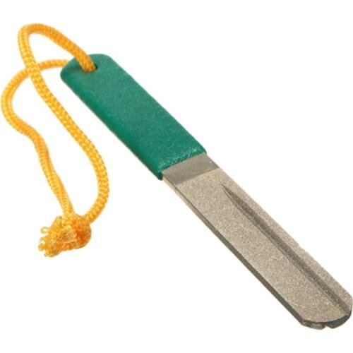 Hot Hook Fishing Diamond Hone Repair Kit Sharpening Fishhook Needle Knife Fishing Tackle Box Accessory Carbon Steel Plated