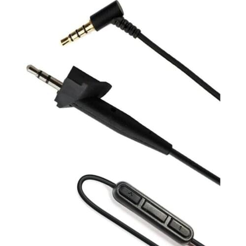 500Pcs Audio Cord Earphone Wire Cable With Mic Replacement For AE2 AE2i AE2w Headphones