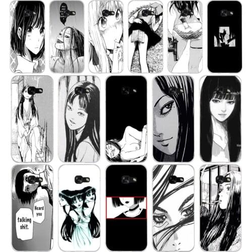 42AA Japanese horror comic Tomie Soft Silicone Tpu Cover phone Case for Samsung A3 A5 A7 A8 2016 2017 2018 A50