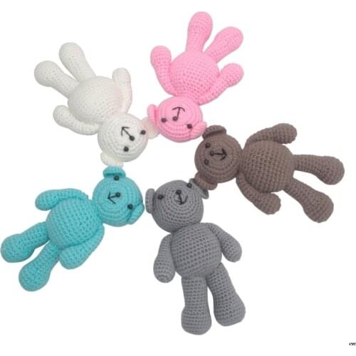Baby Gift Newborn Baby Girls Boys Photography Prop Photo Crochet Knit Toy Cute Little Bear