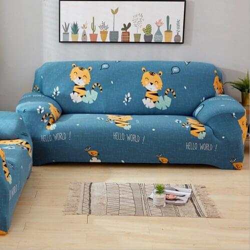Cartoon Animals Stretch Sofa Cover All-inclusive Sofa Cushion Fabric Universal Leather Sofa Cover Full Cover European