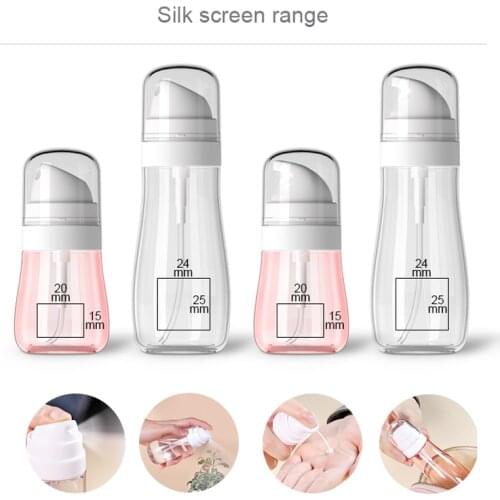 1PC High Quality 100ml 50ml Fine Mist Spray Bottle Plastic Lotion Pump Bottles Travel Perfume Water Bottles Refill Disinfectant