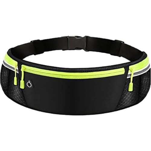 The Quality Neutral Reflective Sports Waist Bag Mini Go Out Portable Small Waist Bag Fishing Running Fitness Sports Waist Bag