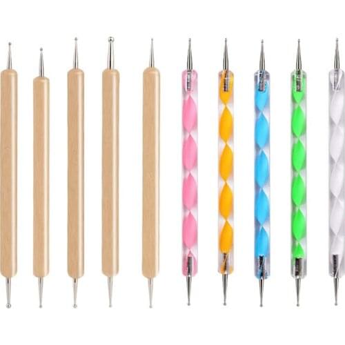 10 Ball Stylus Dot Painting Tool Set with Box, Dotting Tools Set for Rock Painting, Clay Pottery Modeling Kit