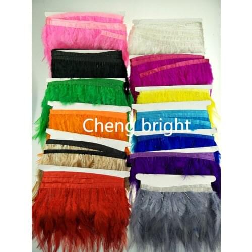 New! Wholesale 10yards 10cm-14cm trim feather cloth sideband DIY carnival clothing accessories