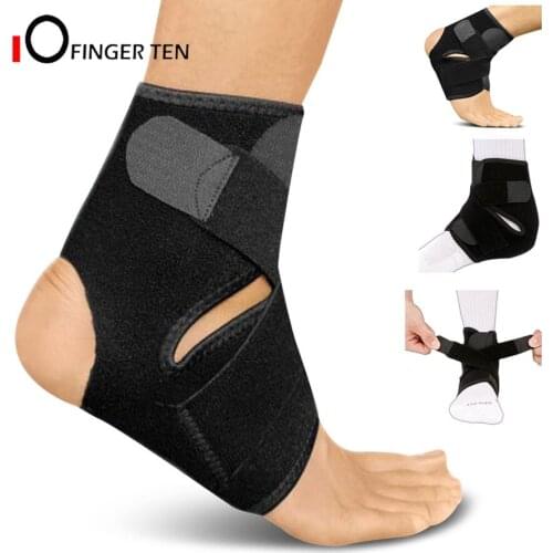 Ankle Support Brace Breathable Neoprene Sleeve Adjustable Wrap for Arch Ankle Support Football Basketball Volleyball Running