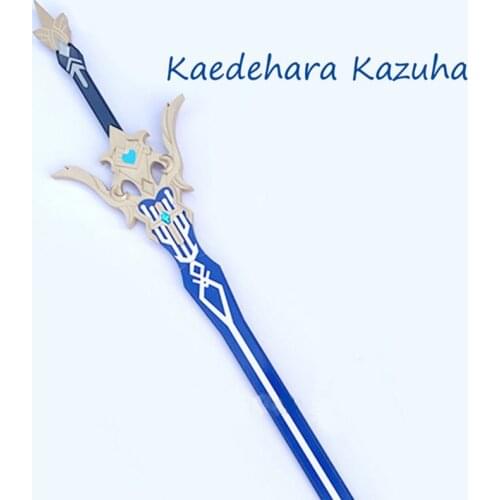 Hot Game Genshin Impact Kaedehara Kazuha Cosplay Weapon Prop Model for Anime Lovers Cosplay Props Toys Decorative Weapon Toys