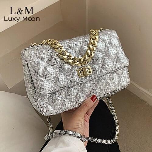 Popular Satchel Shoulder Bag For Women Fashion Wild Diamond Lattice Crossbody Bag 2021 Small Classic Chain Black Handbag X241H
