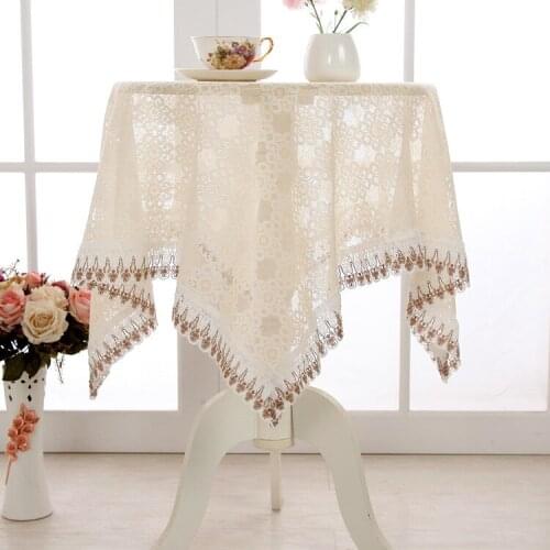 NIOBOMO pastora simple lace multi-functional cover cloth tablecloth dustproof cover towel computer bedside table cover
