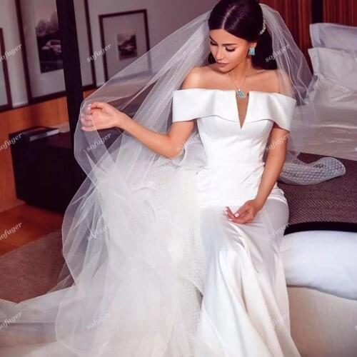 SOFUGER Wedding Dresses With A Train