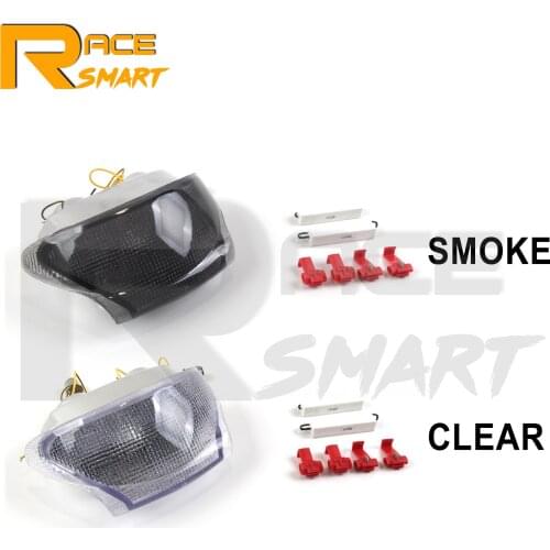 1 Set Motorcycle LED Turn Signals Rear Brake Tail Light Taillight For Speed Triple 1997 1998 1999 2000 2001 Clear Smoke New