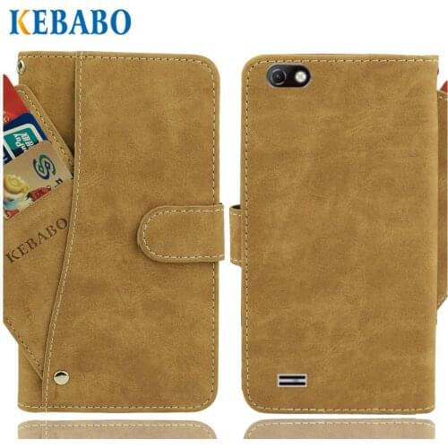 Vintage Leather Wallet Aligator S5070 Duo Case 5" Flip Luxury 3 Front Card Slots Cover Magnet Stand Phone Protective Bags