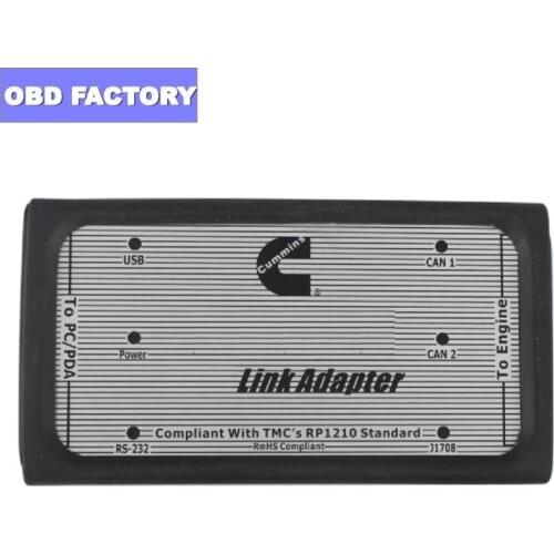 INLINE 6 Data Link Adapter Insite v7.62 Diagnostic Tool for Heavy Duty Truck Diesel Truck Scanner
