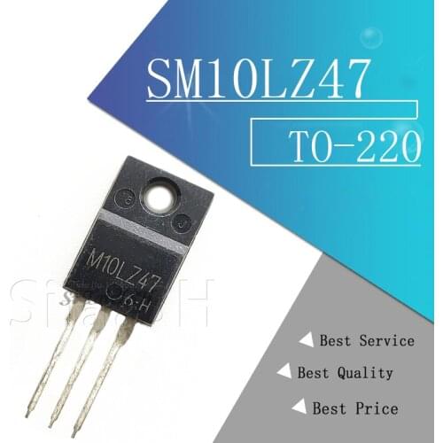10pcs SM10LZ47 TO-220F M10LZ47 TO-220 10LZ47 TO220F 800V 10A new original