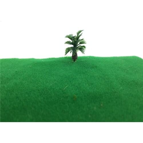 100pc 1.5cm-5cm 1/200-1/50 Scale Plastic Miniature Model Palm Tree Railway Ho Train Layout Diorama Building Modelling