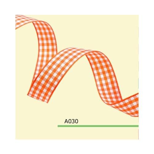 7/8 plaid ribbon For Hair Bow