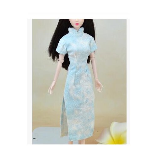 Autonomous design handmade Gifts For Girls Doll Sexy Cheongsam Dress Pretty Clothes For BB 1:6 Doll BBI00189