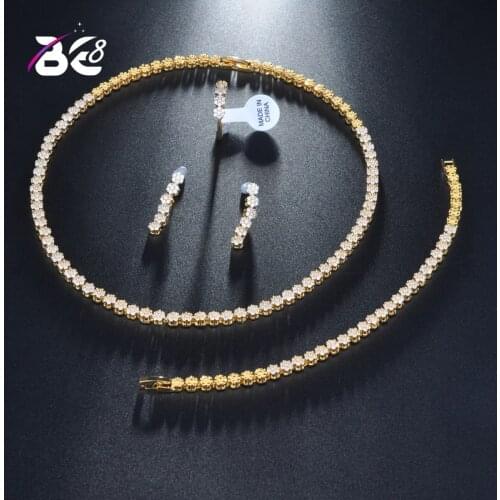 Be 8 Bridal AAA Cubic Zirconia Statement Jewelry Set for Women Popular Wedding Accessories Jewelry Set Bijoux Femme S139