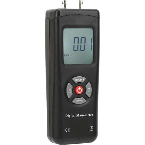 TL100 Digital Differential Pressure Gauge Handheld Differential Pressure Gauge Compression Tester