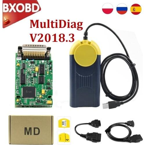 Multi Diag Access J2534 interface OBD2 Device Multidiag J2534 in stock Version Diagnostic tool actia Multi-Diag