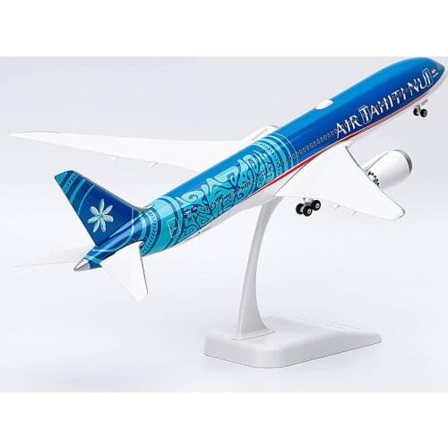 Diecas 1:200 Simulation Boeing B787-9 Tahiti Aviation Assembled Aircraft Model Passenger Aircraft Decoration with Landing Gear