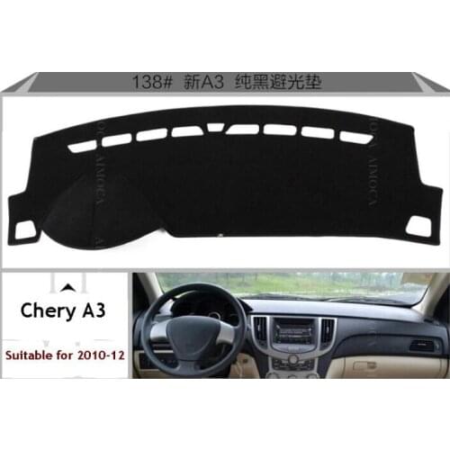 For Chery cars special,Dashboard insulation pad, insulation, avoid reflective, black polyester car styling