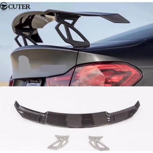 F80 F82 M3 M4 GTS Car body kit carbon fiber rear spoiler wing for BMW F80 M3 F82 M4 GTS VARIS 2014UP