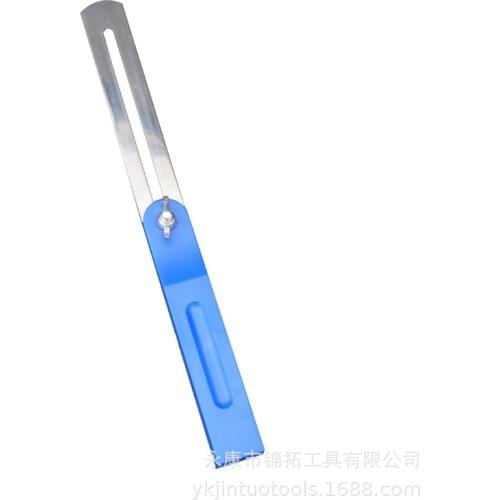 Horizontal movable square T-shaped sliding plastic handle universal square angle measuring tool