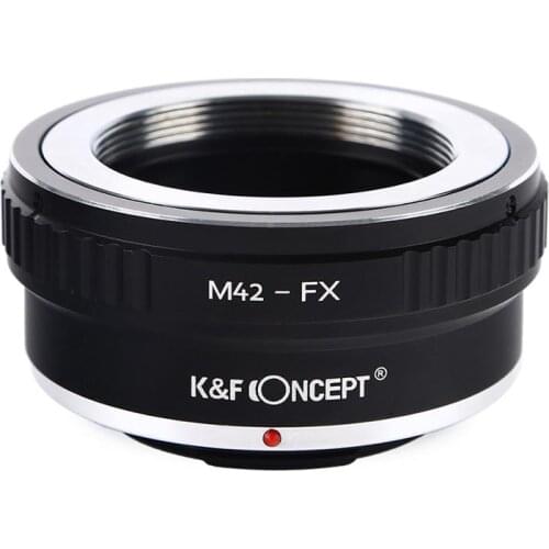 K&F CONCEPT M42-FX Camera Lens Adapter Ring for M42 Screw Mount Lenses To Fujifilm MX-T20 X-T3 X-T30 X-T2