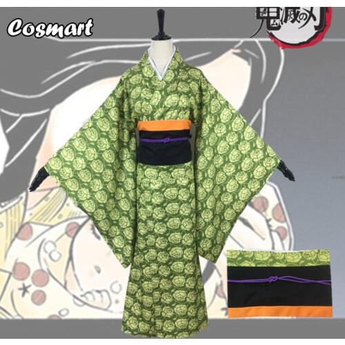 Anime Demon Slayer Kimetsu no Yaiba Hashibira Inosuke Kotoha Kimono Uniform Cosplay Costume Halloween Suit For Women Men Outfit
