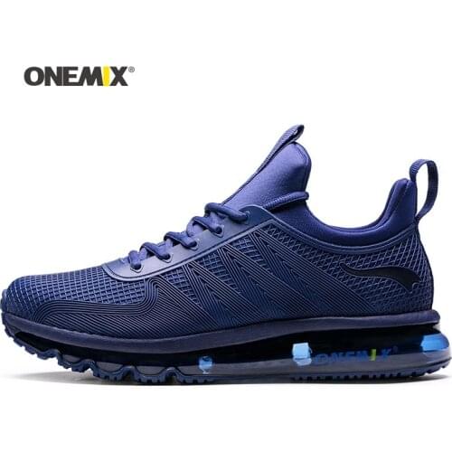 ONEMIX Max Men Running Shoes Women Trail Nice Trends Athletic Trainers Navy Tennis Sports Boots Cushion Outdoor Walking Sneakers