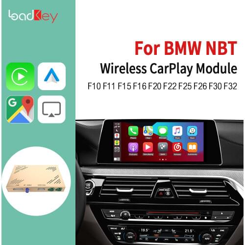 Loadkey & Carlinkit Decoder Apple CarPlay Wireless Android Auto for BMW NBT System 1-7 Series X1 X3 X4 X5 X6 Map Mirrorlink Kit