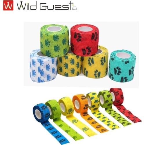 1 Piece of Medical Self-Adhesive Elastic Bandage First Aid Kit for Finger Joint and Knee Sports Pet Tape