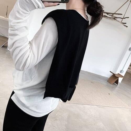 Fashion Women Knotted False Collar Shawl Autumn Girls Knitted Solid Color Scarf Ladies Small Cape Shoulder Wrap Cashmere Scarf